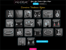 Tablet Screenshot of excalibur-bijoux.com